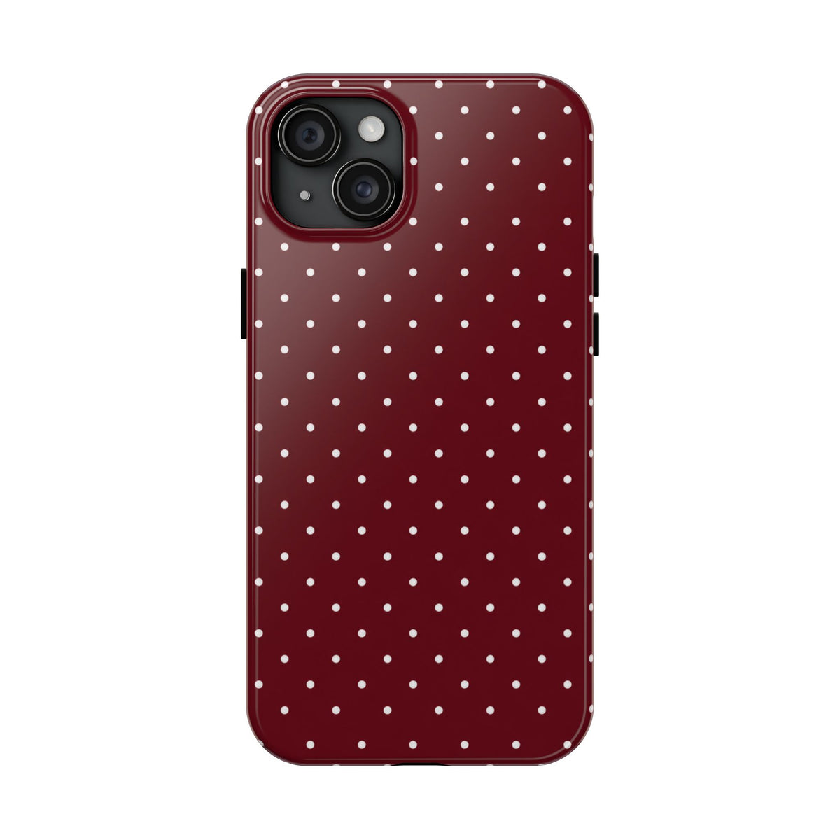 Burgundy Dots