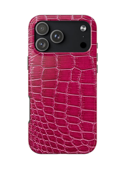 magenta crocodile