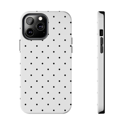 White & Black Polka-Dots