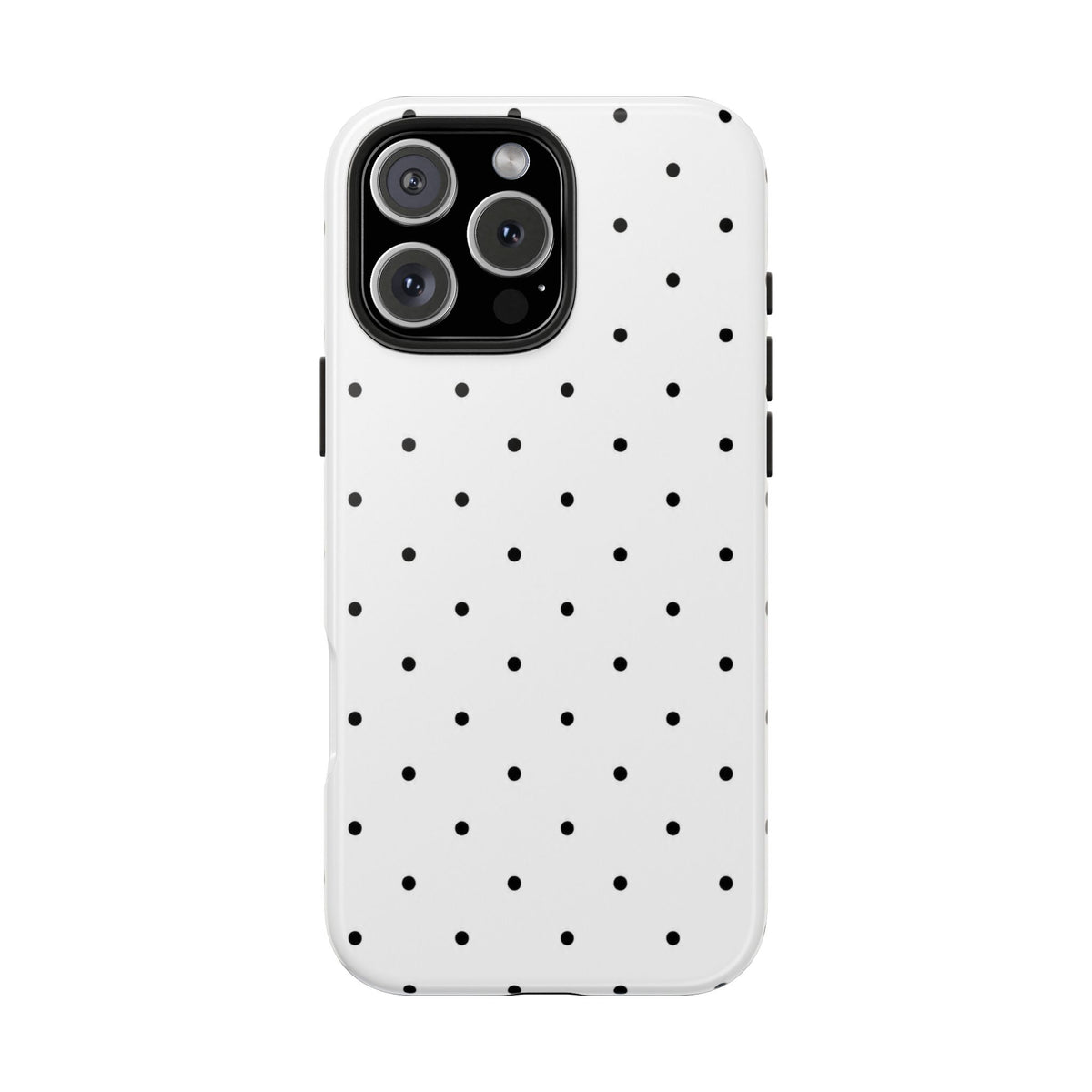 White & Black Polka-Dots