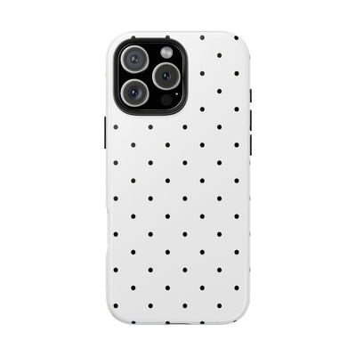 White & Black Polka-Dots