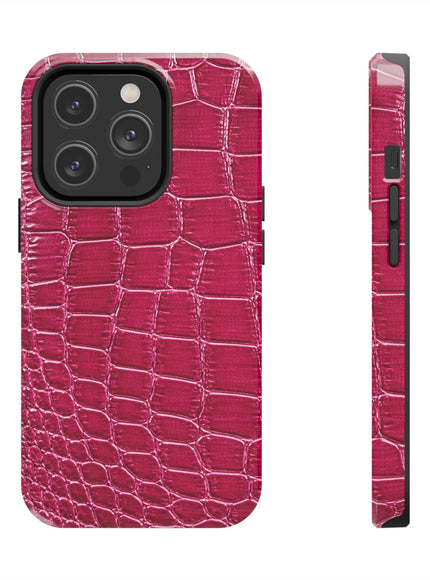 magenta crocodile