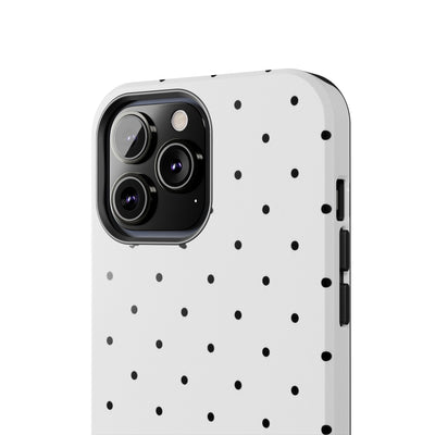 White & Black Polka-Dots